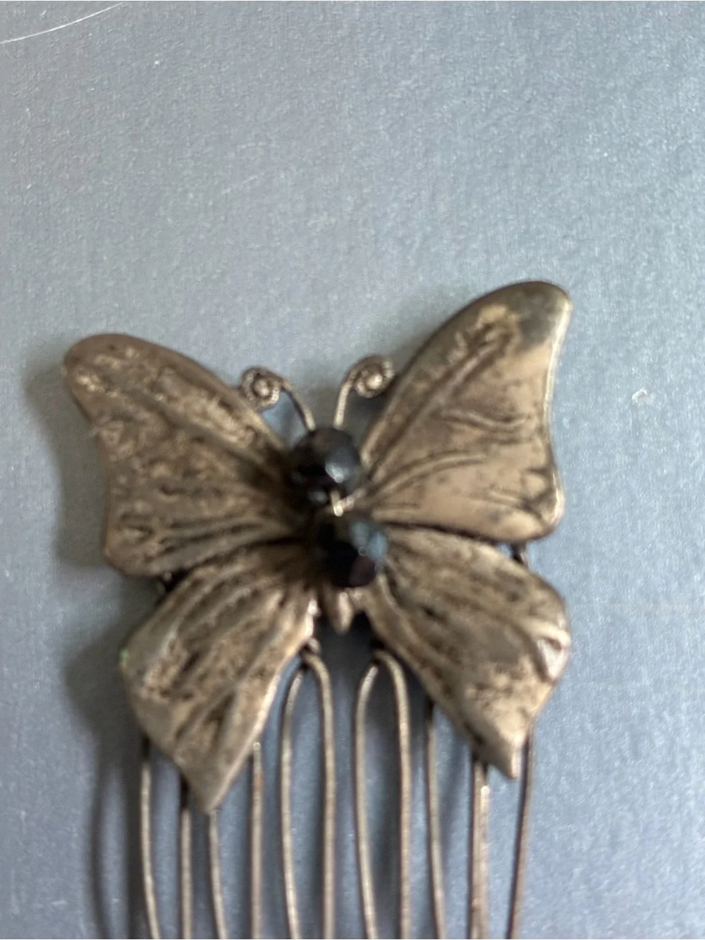 Vintage Deborah Rhodes Butterfly Hair Comb-  Hair Accessory
